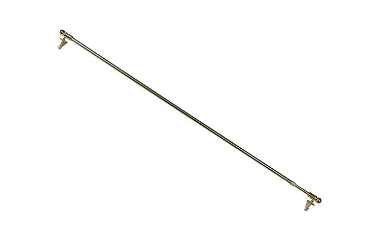 Kit Barre de vitrage Konera GoodHome extensible ⌀7/9mm Long.70/100cm or