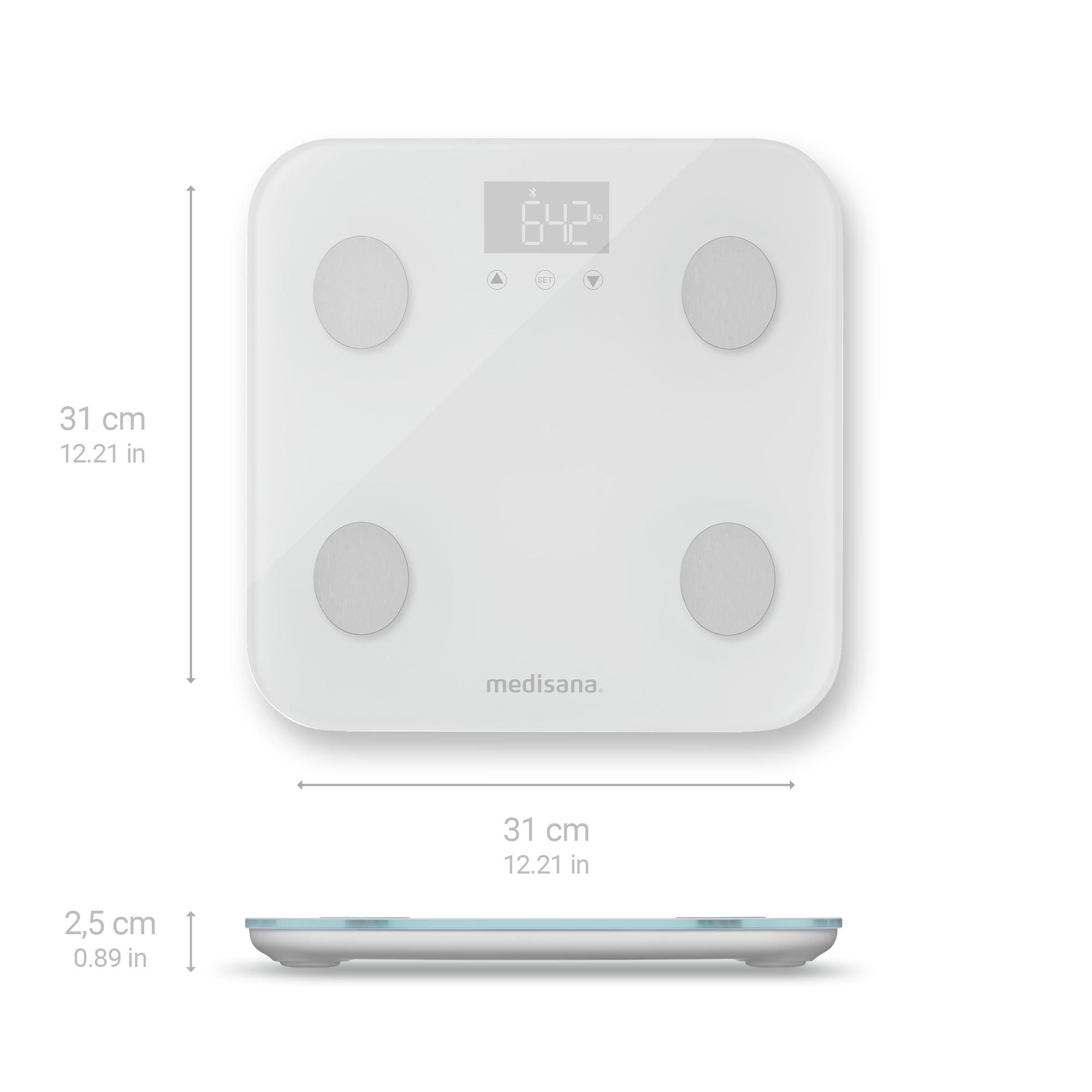 medisana BS 600 WIFI connect Körperanalysewaage mit Smartphone App