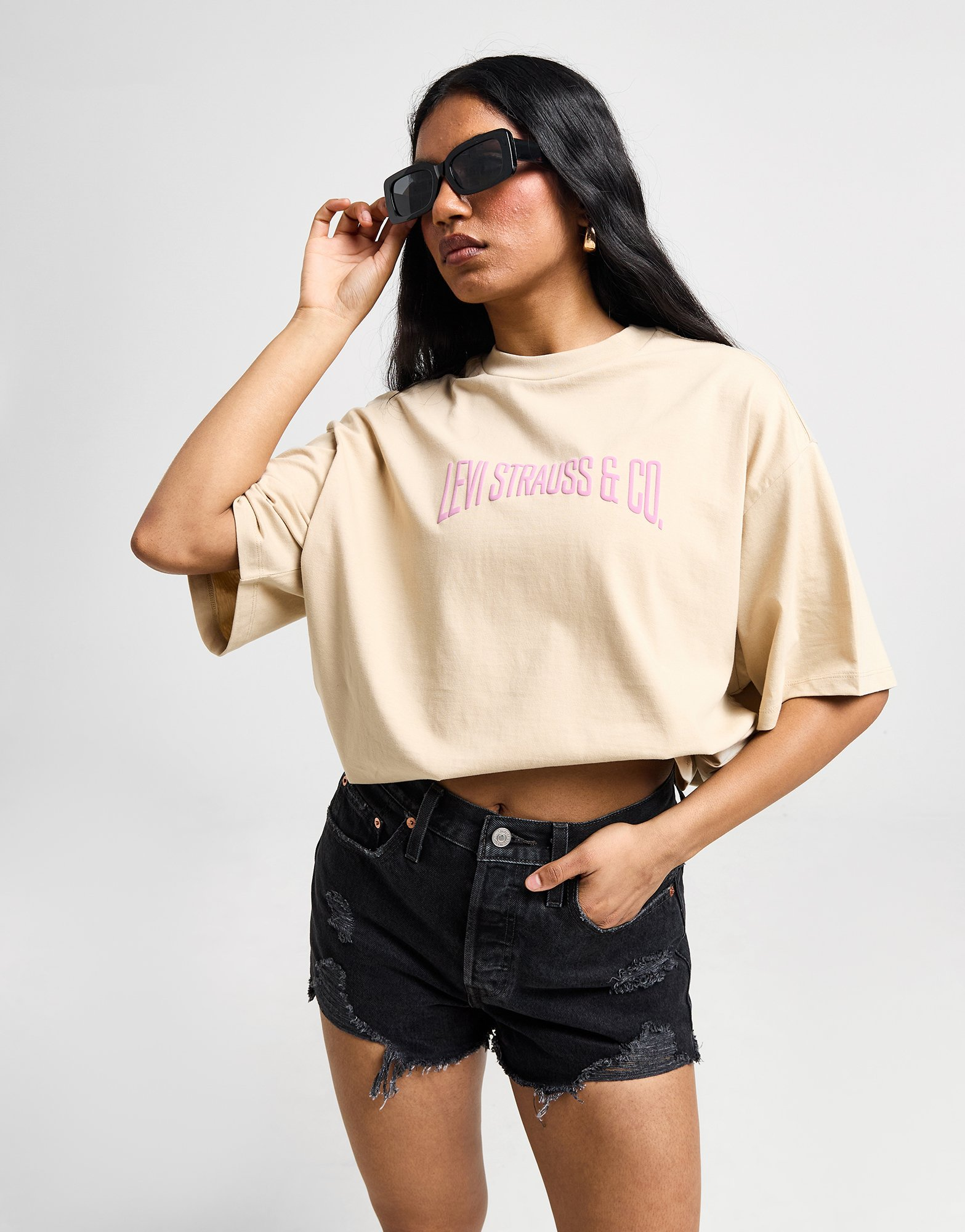 LEVI'S Short 501 Rip Femme