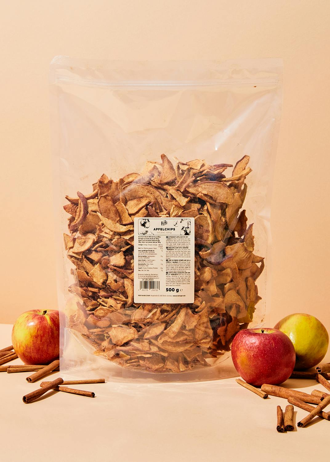 Apfelchips mit Zimt 500 g