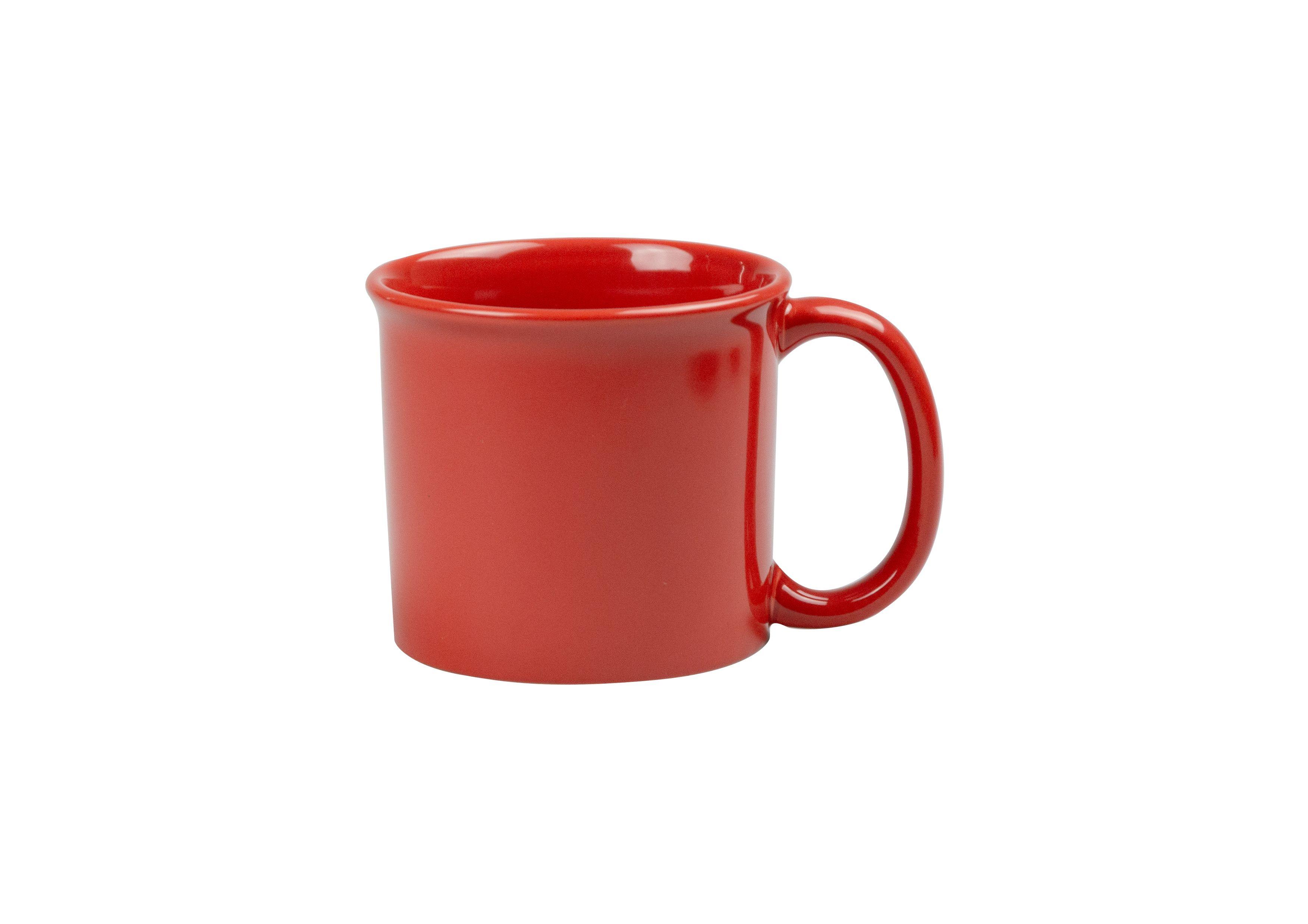 MUG TIMBALE GRES ROUGE BRIQUE 34CL