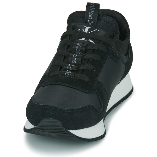 Calvin Klein Jeans - RUNNER SOCK LACEUP NY-LTH W Negro / Blanco