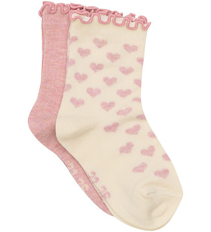 Minymo Strømper - 2-pak - Light Rose