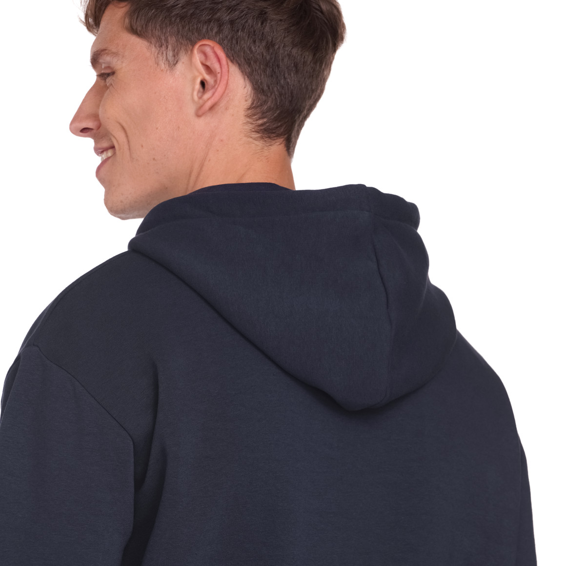 VanVaan Herren Hoodie mit kleinem Print dunkelblau
