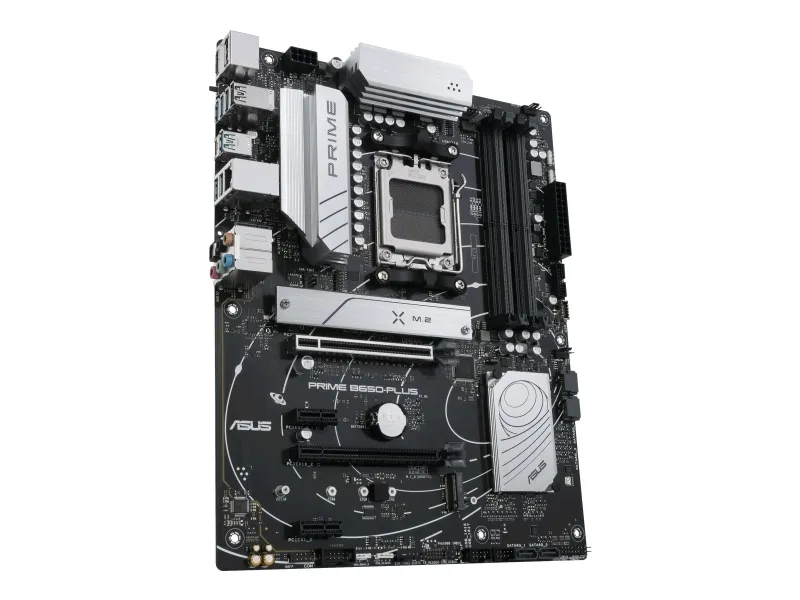 ASUS Prime B650-Plus-CSM - Bundkort - ATX - Socket AM5 - AMD B650 Chipset - USB 3.2 Gen 1, USB 3.2 Gen 2, USB-C 3.2 Gen2, USB-C 3.2 Gen 1 - 2.5 Gigabit LAN - onboard grafik (CPU påkrævet) - HD Audio (8-kanaler)