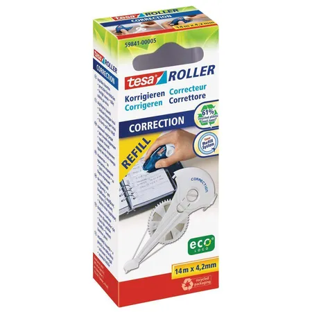 tesa Korrekturroller Nachfüllkassette 14mx4,2mm ecoLogo