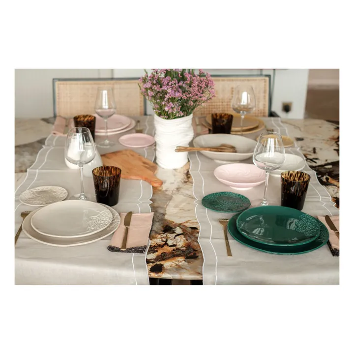 Maison Vessel Assiettes Blanca dentelle Flora - Set de 2 | Jade