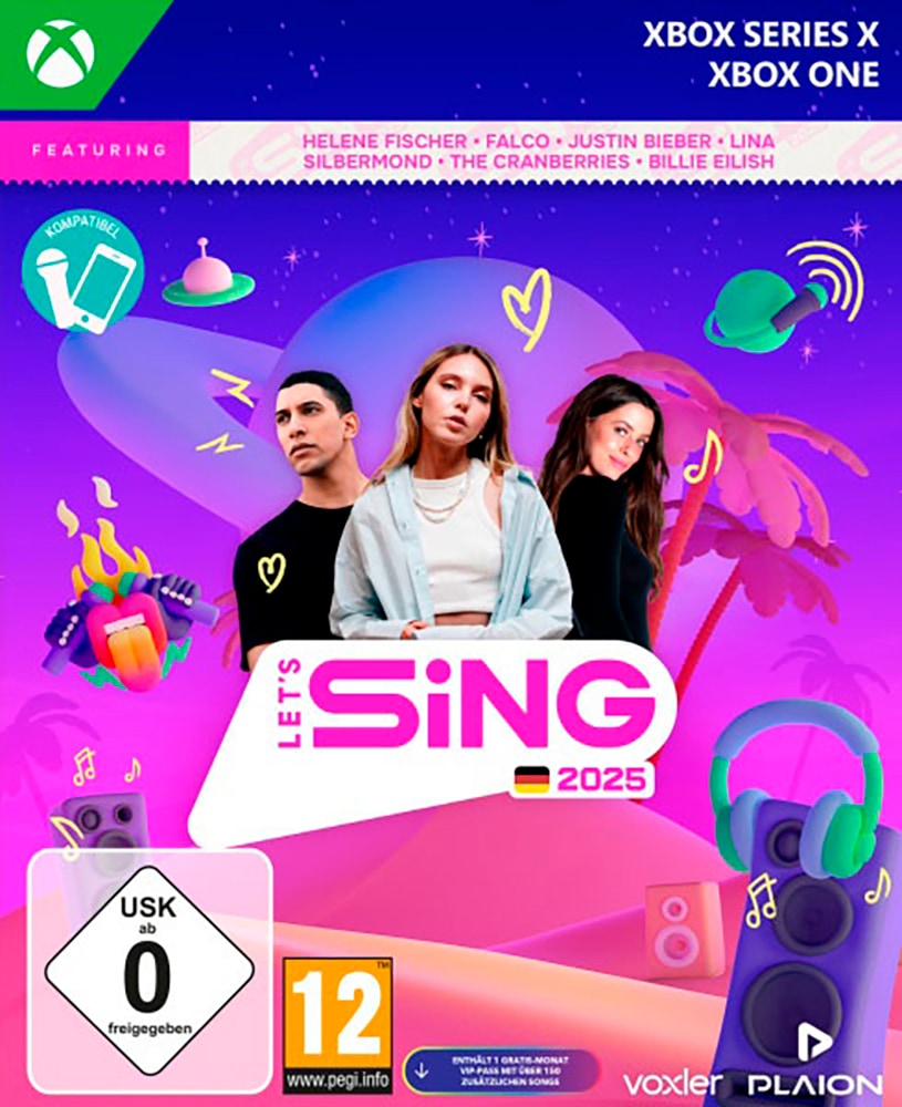 Ravenscourt Spielesoftware »Let's Sing 2025 German Version« Xbox One