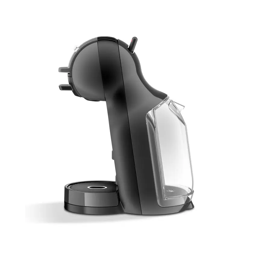 Set: Mini Me Kapselkaffeemaschine schwarz & anthrazit und Kapselhalter