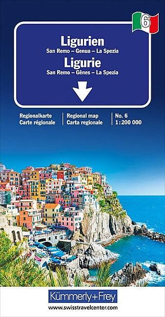 KUMMERLY - 6 LIGURIE ECHELLE 1 200 000