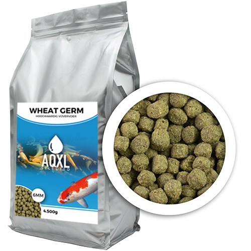 AQXL Selected Wheat Germ vijvervisvoer L 6mm 4,5kg