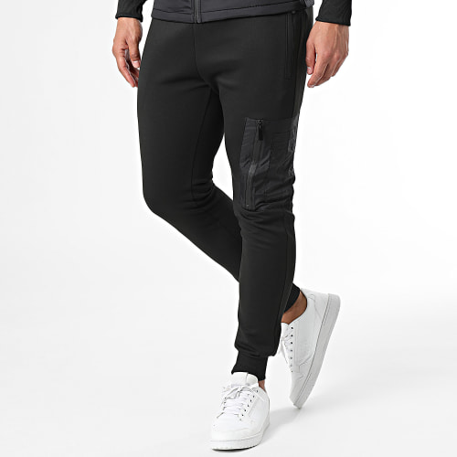 Ensemble Veste Zippée Capuche Et Pantalon Jogging Noir