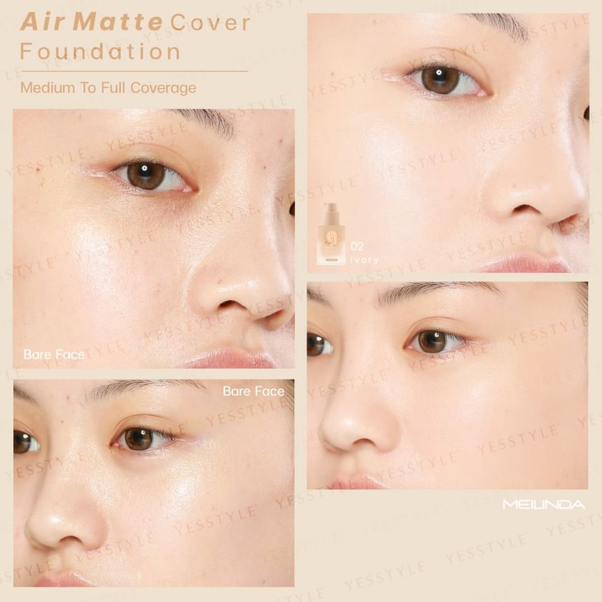 Meilinda - Air Matte Cover Foundation