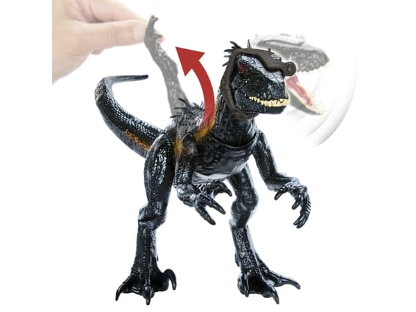 Jurassic World TRACK ''N ATTACK INDORAPTOR, 4 år, Flerfarget, Plast