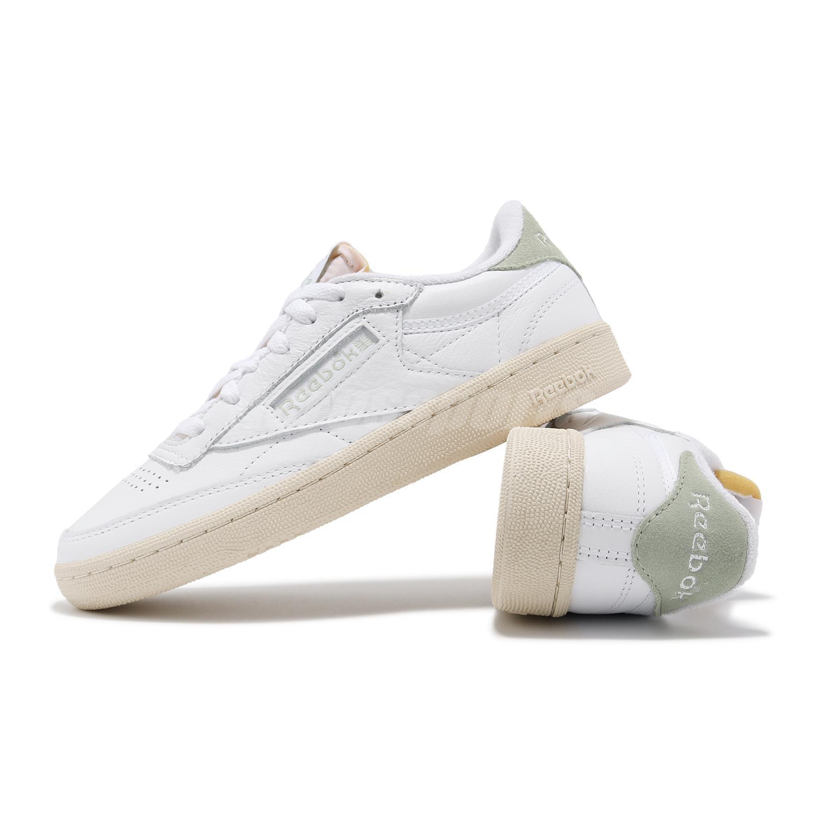 Reebok Club C 85 Vintage Footwear White Vintage Green Women Casual