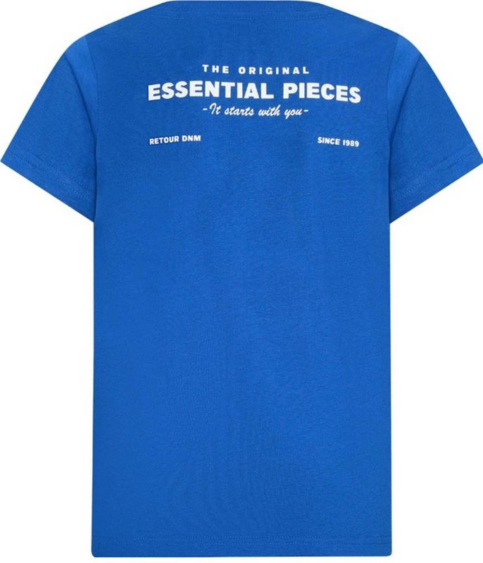 Retour jongens t-shirt - Kobalt
