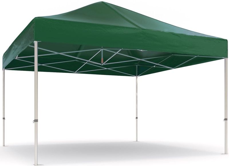 Easy up - Partytent - 4x4m - Professional - PVC gecoat polyester - Groen