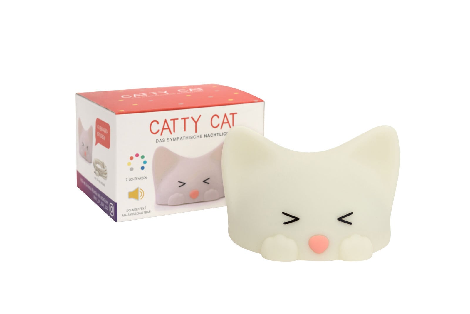 niermann LED Nachtlicht Katze Catty Cat