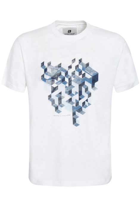 Gabbiano ecru heren t-shirt