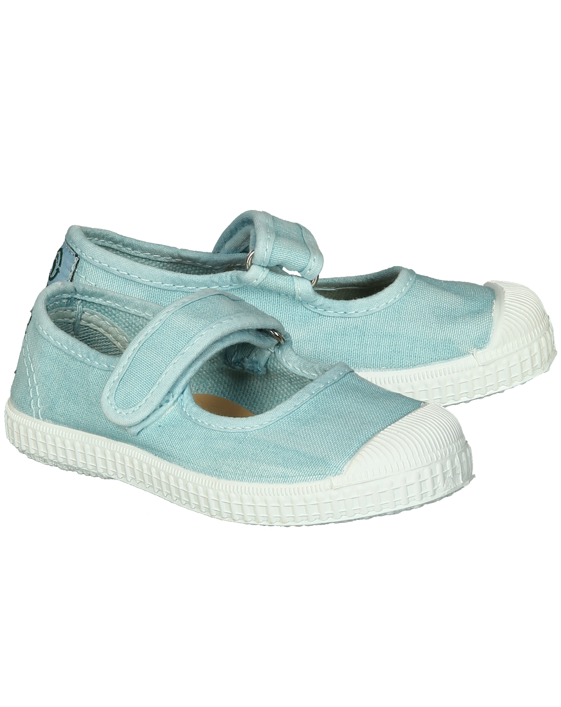 Ballerinas MERCEDES PUNT TINTADO in washed azul lago
