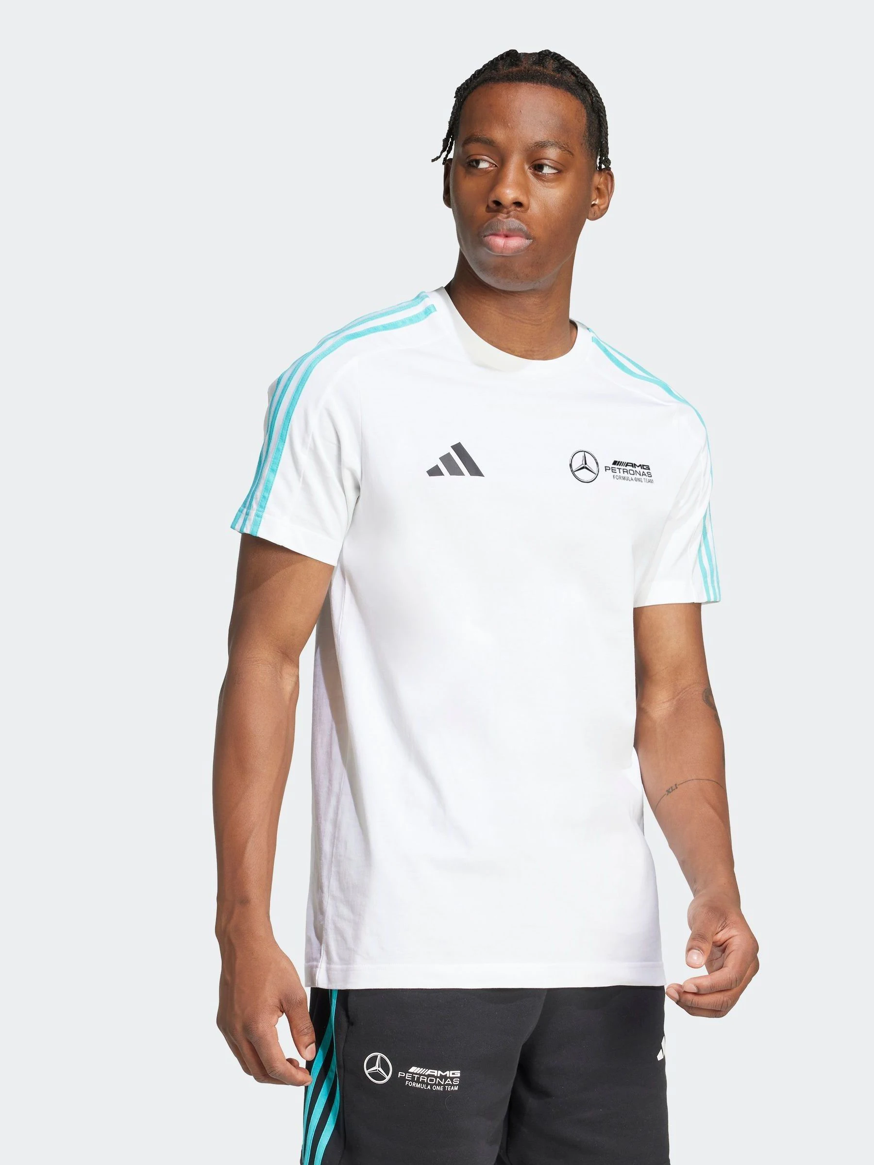 Wit/zwart - adidas Mercedes AMG Petronas Formula One Team DNA T-Shirt