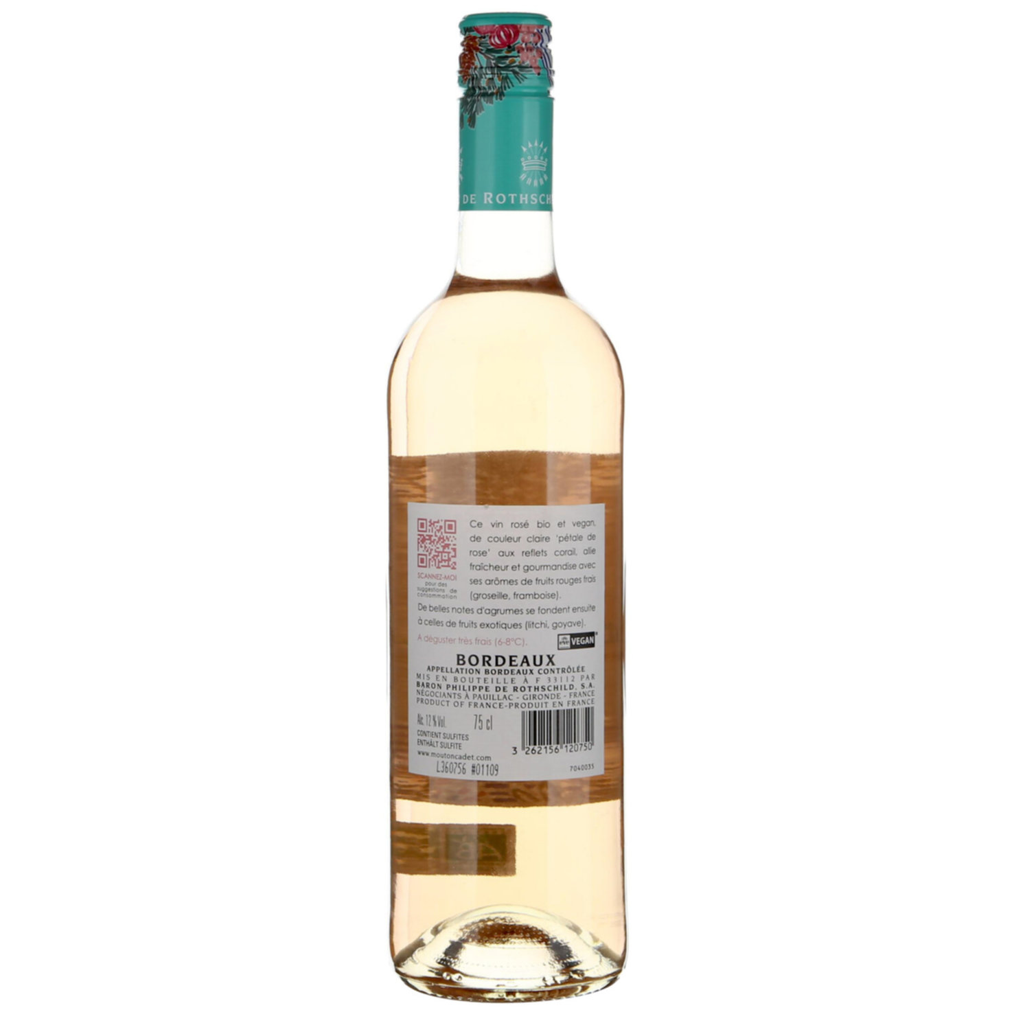 Bordeaux AOC Rosé Pop Mouton Cadet -75cl