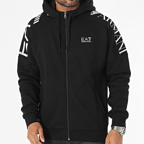Sweat Zippé Capuche 6RPM24-PJHLZ Noir Argenté