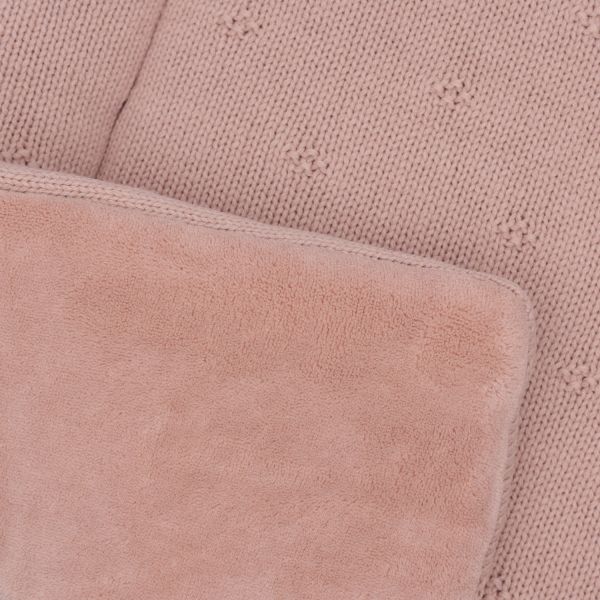 Jollein Cosy Knit Boxkleed - 75x95cm - Wild Rose