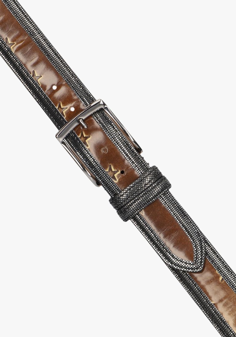 bruine harris riem fibbia