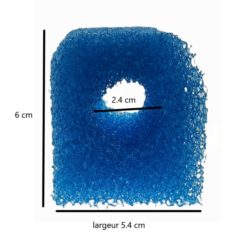Mousse bleue medium cl 120 a pour pompe classic 120 pour aquarium