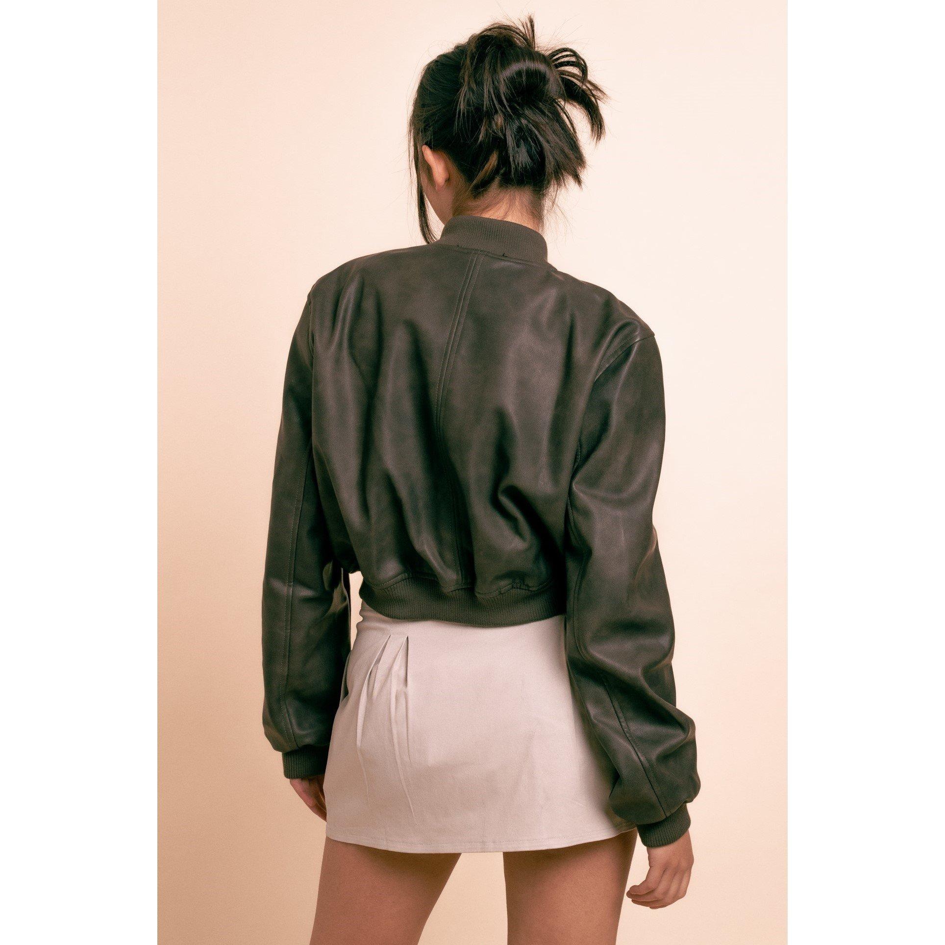 Daisy Street Vintage Bomber Jacket