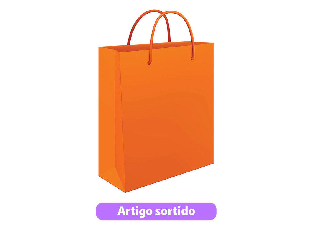 SACO DE PAPEL MITOS GRANDE 32X41X12CM CORES SORTIDAS
