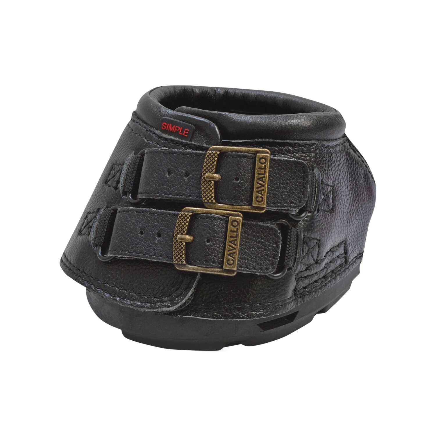 Cavallo Horse and Rider Schnalle  - schwarz - CLB/ simple