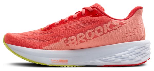 Chaussures Running Brooks Launch 11 Corail/Jaune Femme