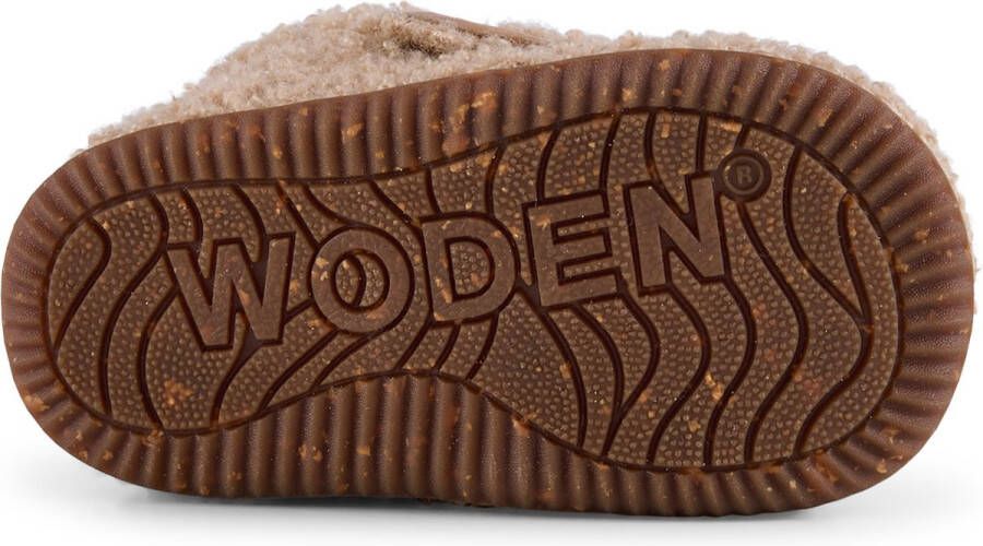 Woden Kim Teddy Babyschoenen Babyslofjes Beige