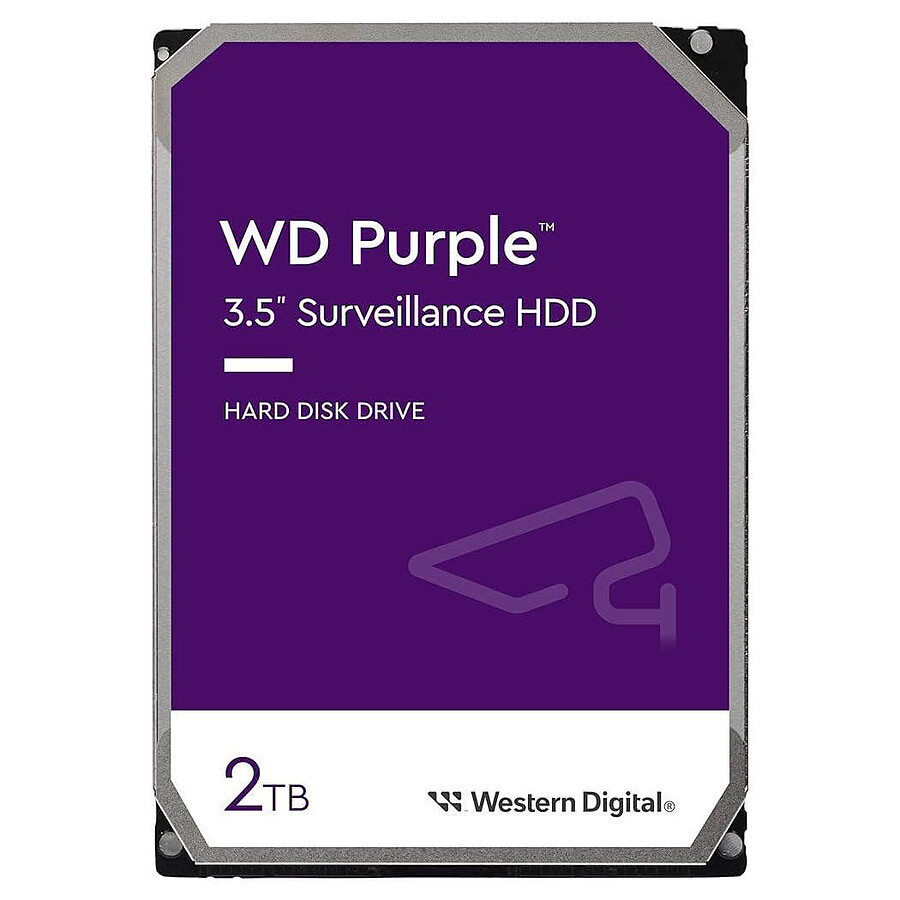 Western Digital WD Purple - 2 To - 64 Mo