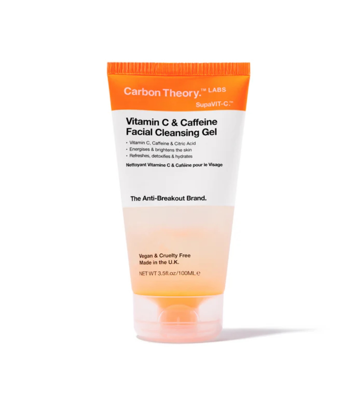 Carbon Theory - *SupaVIT-C* - Gel de limpeza facial com vitamina C e cafeína