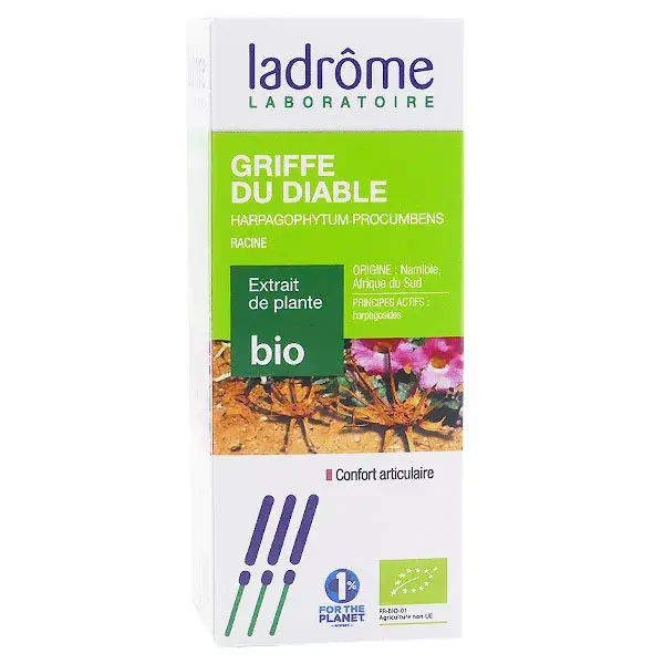Ladrome Extrato Fresco de Plantas Garra do Diabo (Harpagophytum) Orgânico 50ml