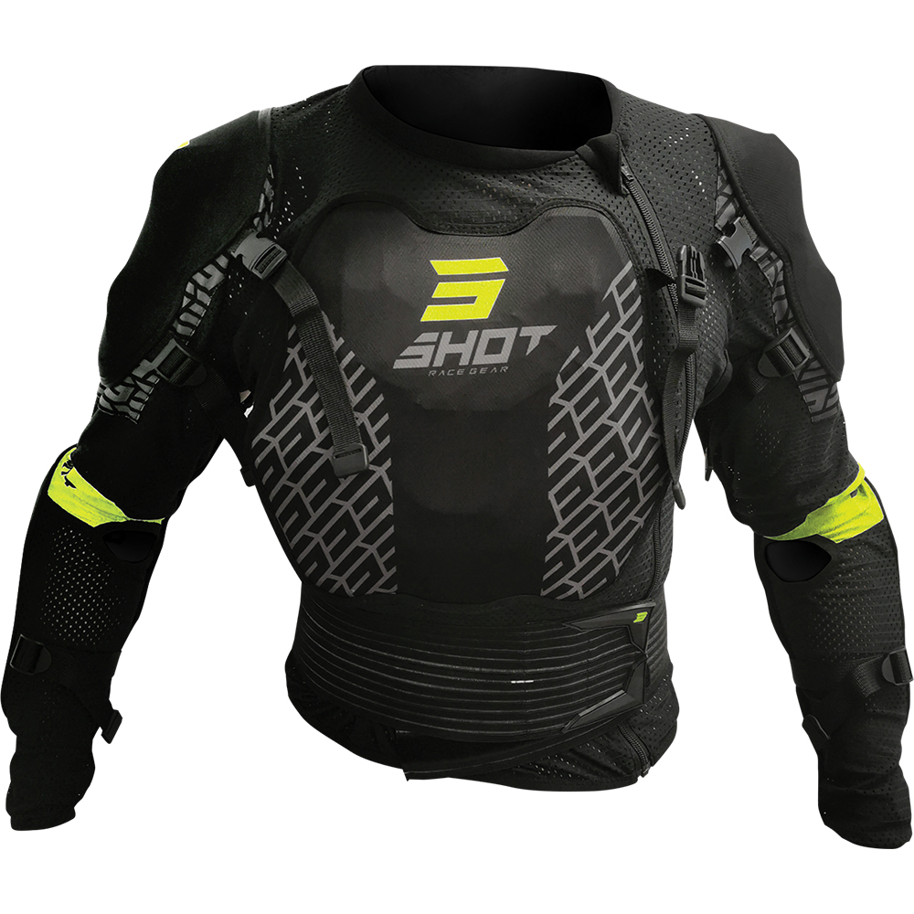 Shot - Gilet de protection Optimal 2.0 - 2022 Noir / Jaune