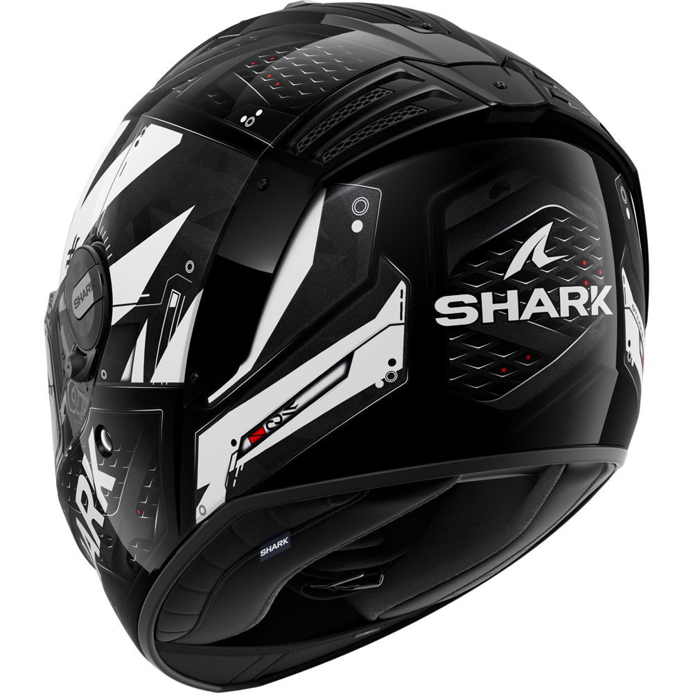 Shark - Casque Spartan RS Stingrey Noir Brillant / Blanc