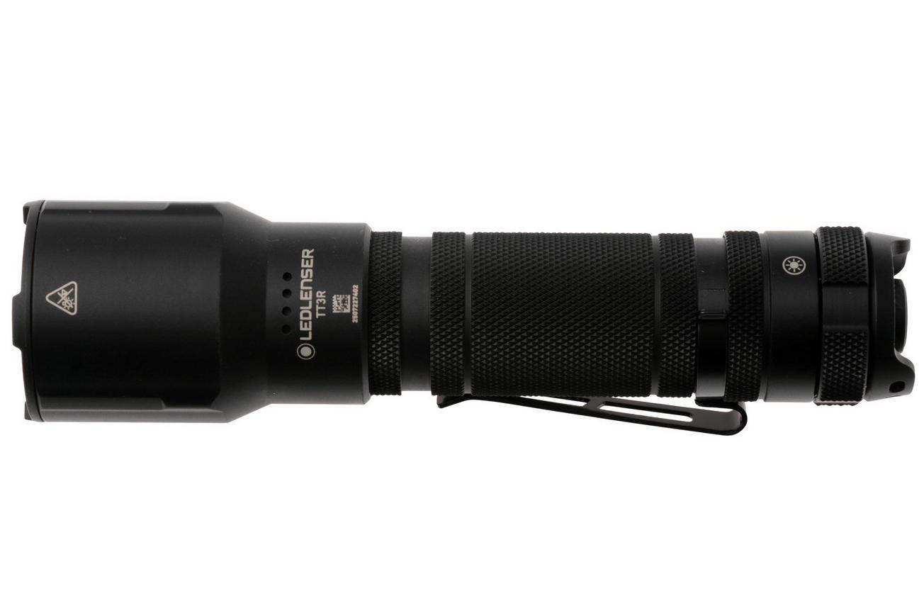 Ledlenser TT3R 503187 oplaadbare tactische zaklamp, 1900 lumen