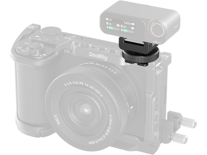 Smallrig Wireless Microphone Support with Cold Shoe Mount Halterung für drahtlose Lavalier-Mikrofone