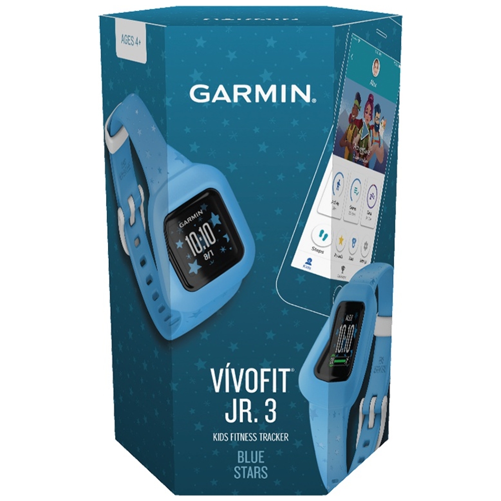 Garmin Vivofit Jr 3 - Blue Stars Fitness-Tracker für Kinder