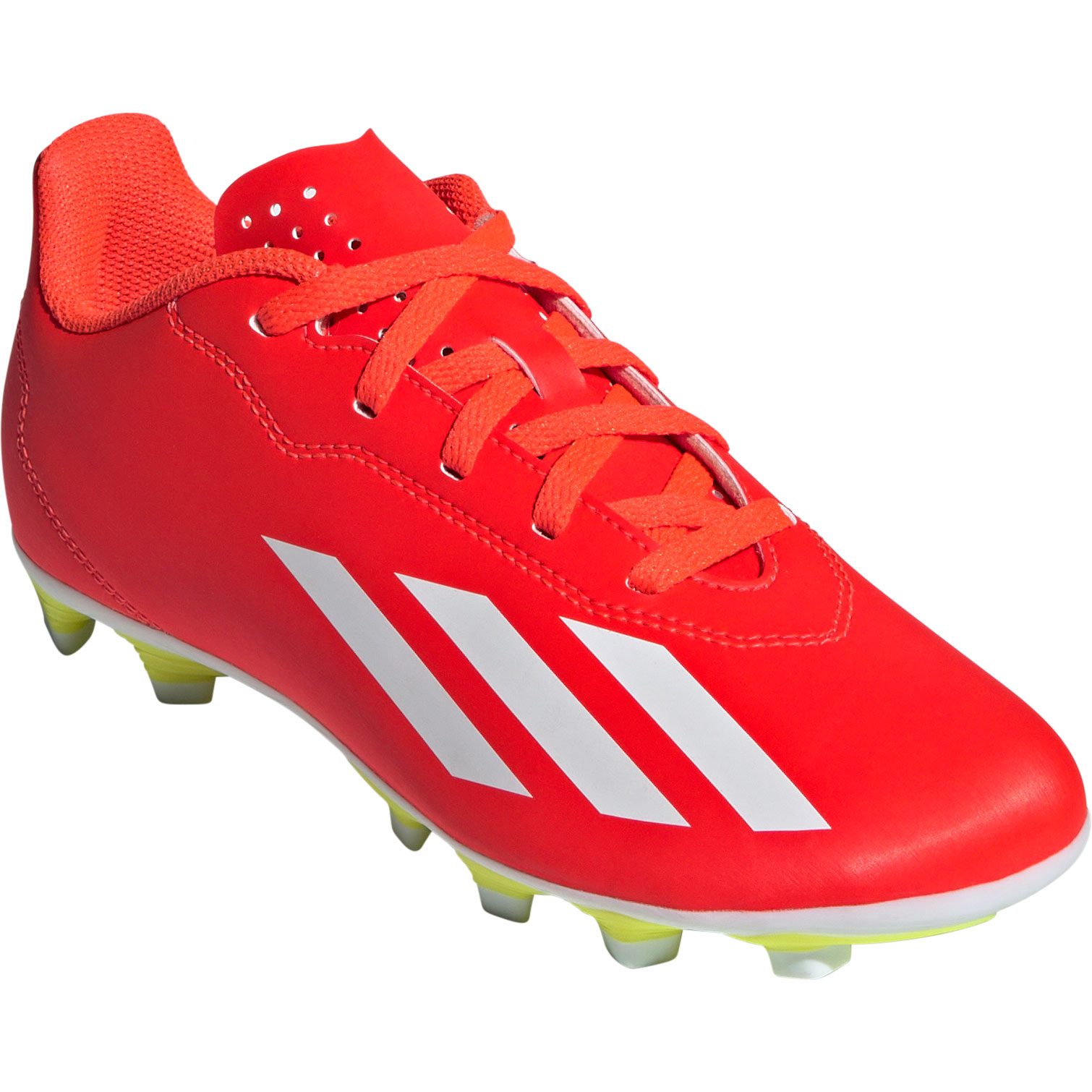 adidas X Crazyfast Club FG Fußballschuhe Kinder solar red