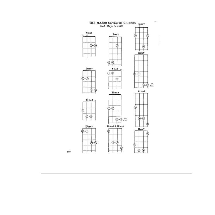 Mel Bay Banjo Tenor Chords boek