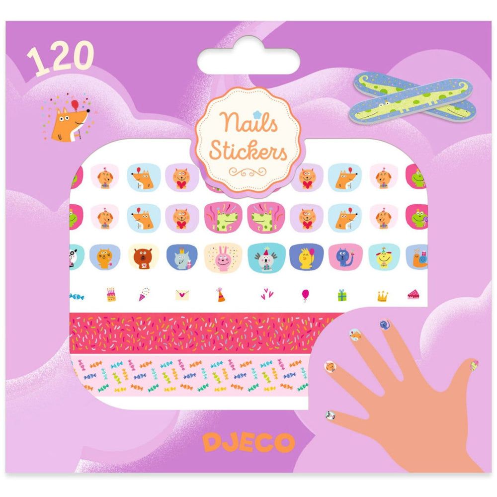Køb Djeco Neglestickers, Happy Birthday!