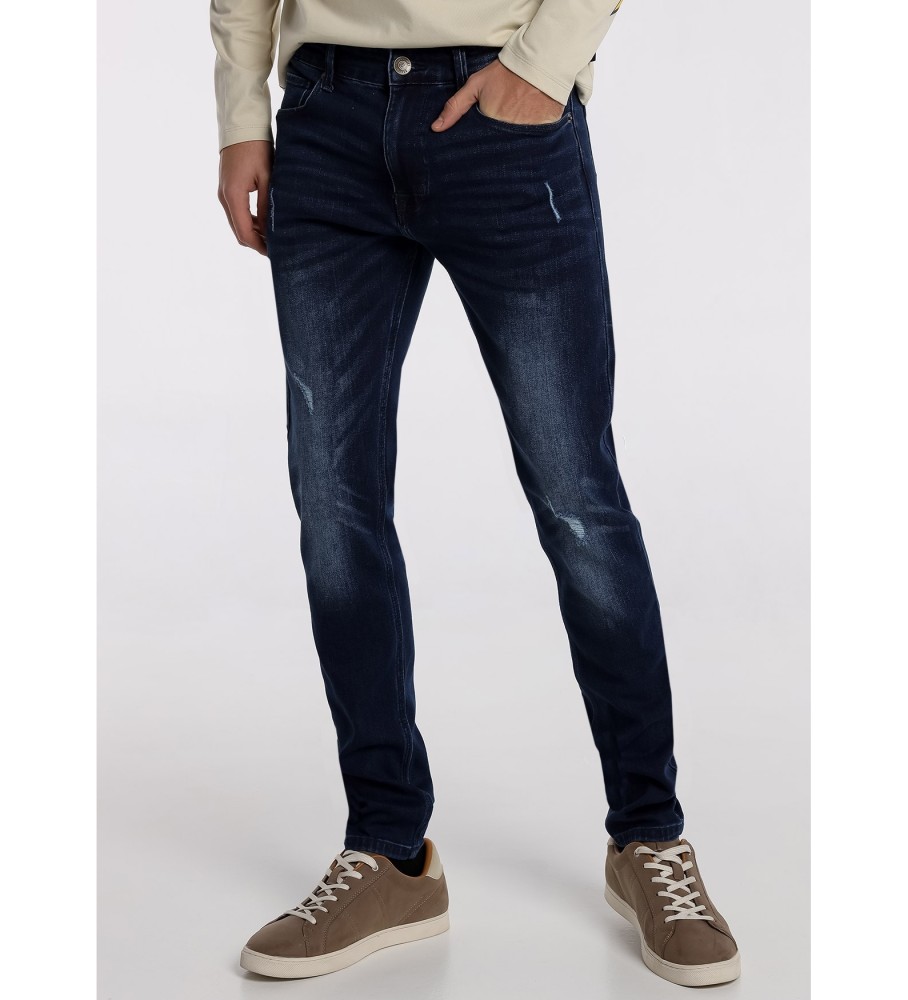 Calça Jeans Skinny Six Valves 131731 Azul Marinho
