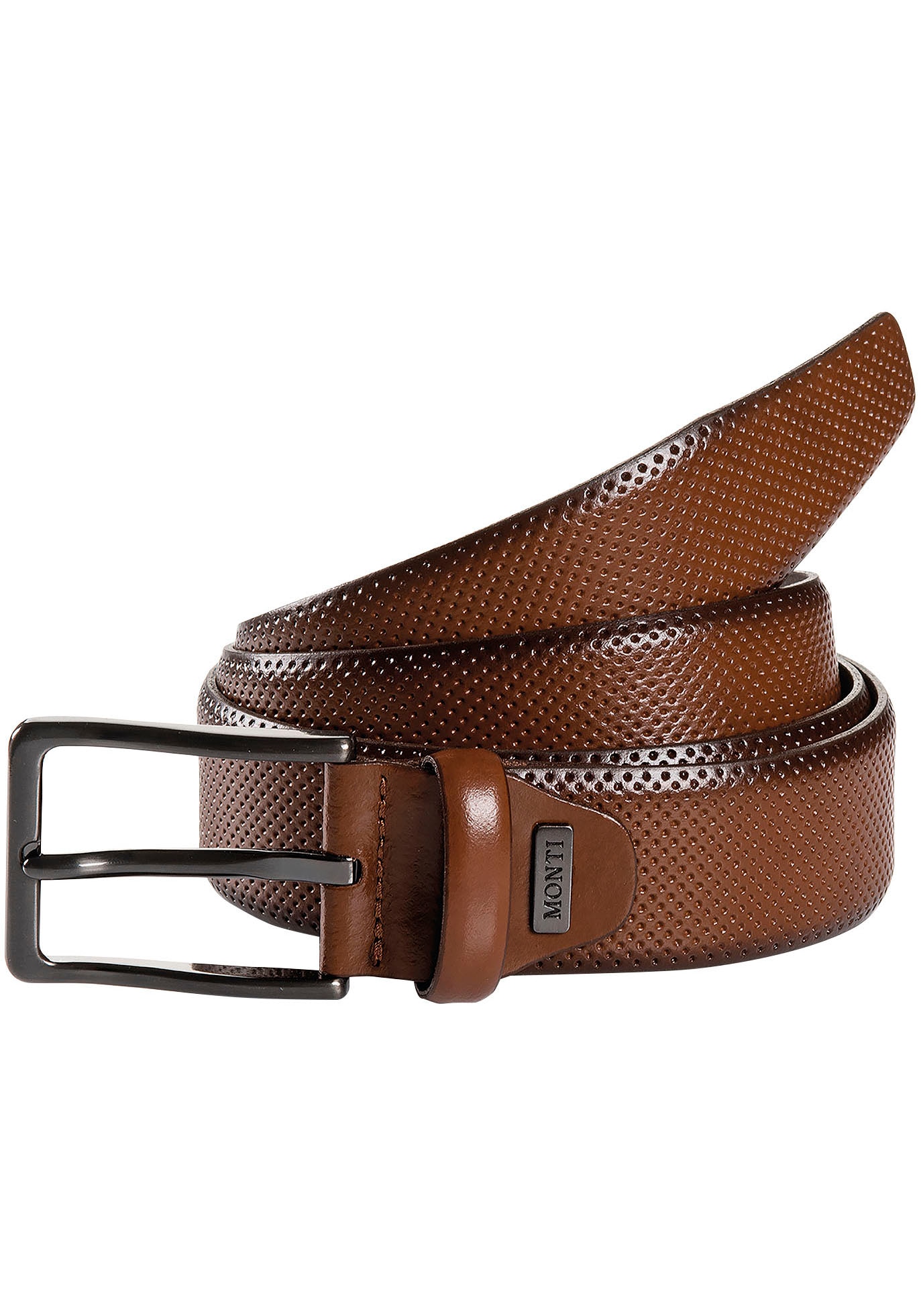 MONTI Ledergürtel »CAMBRIDGE« 3,5 cm breit, Klassisch-Business, kürzbar, bis Gr.125