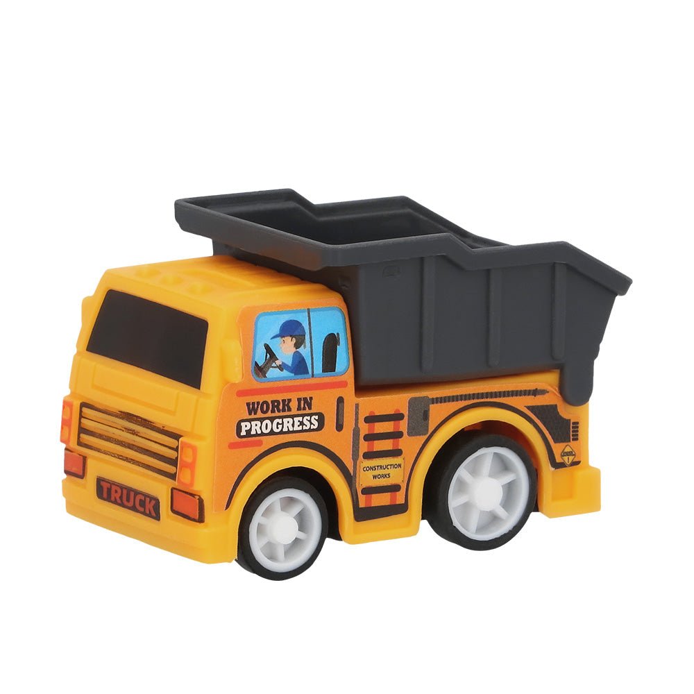 Bouw Uitdeelcadeautjes Terugtrek Auto'S 5,5cm 4st