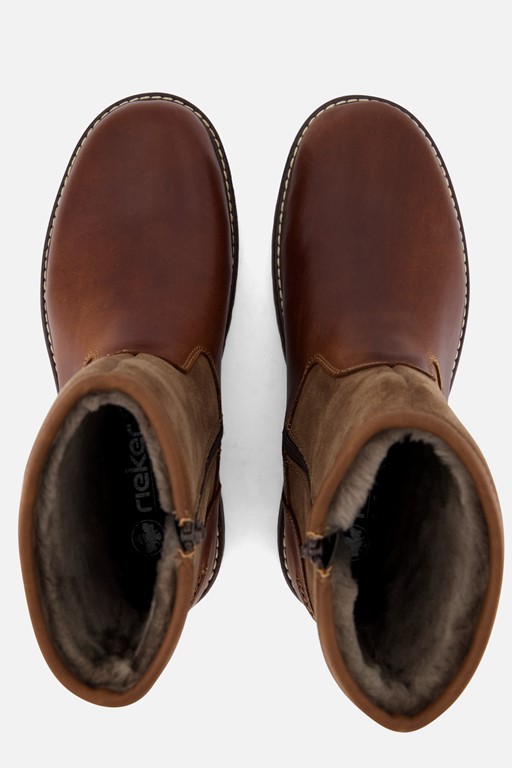 Rieker Tex Boots cognac Leer